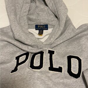 Polo fleece Hoodie (Kids Xl) Good for Woman 55 size